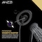 Anzzi Magnetic Valkyrie Multi-Spray Retro-Fit 7.48 in. Dual Wall Mount Fixed and Handheld Shower Head in Matte Black with Magna-Diverter SH-AZ067MB - alternate 6